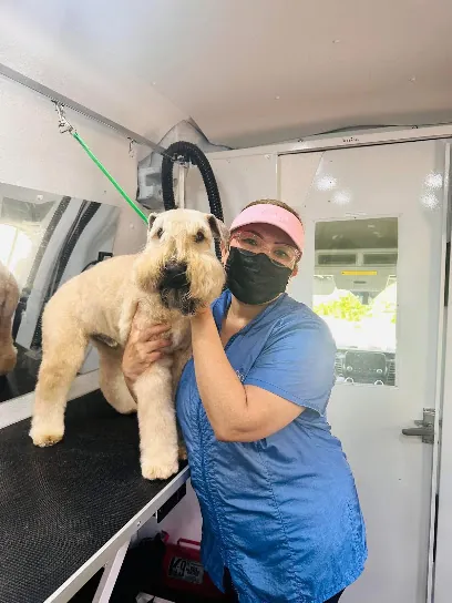 Edith’s Mobile Pet Grooming — photo from their website