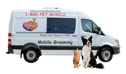 Aussie mobile pet grooming — photo from their website