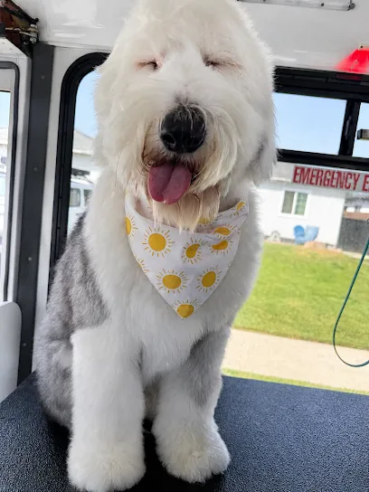 Ruff Cutz Mobile dog grooming — photo from their website