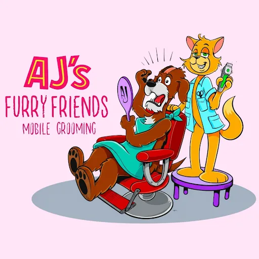 AJ's Furry Friends Mobile Pet Grooming — business logo from Google