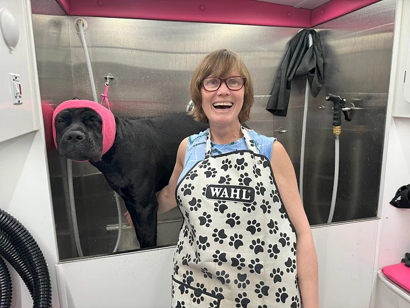 Bow Tie Mobile Pet Grooming — photo from their website
