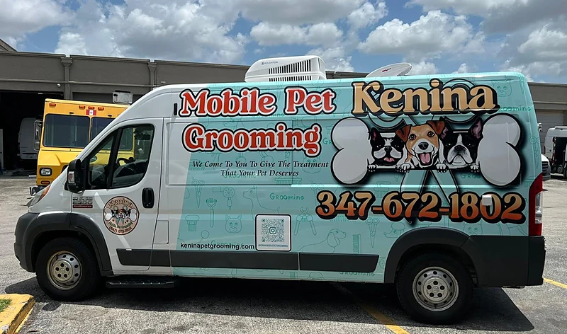 Kenina Mobile Pet Grooming — photo from their website