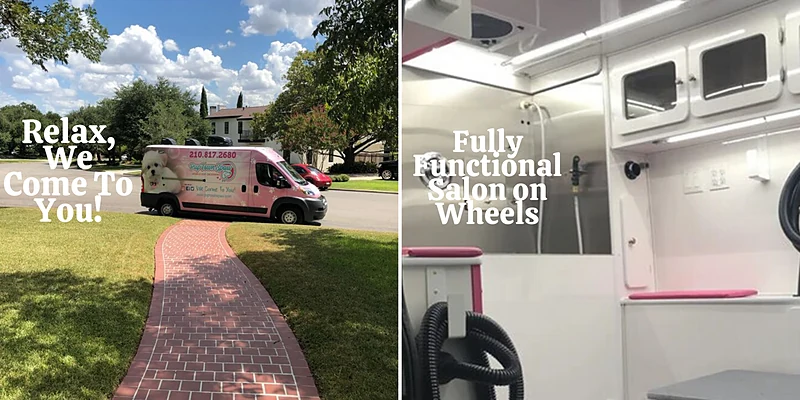 Pup Town Spaw: Mobile Pet Grooming — photo from their website