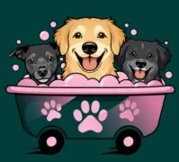 Mobile Pet Grooming by Aunt Chelle — business logo from their website