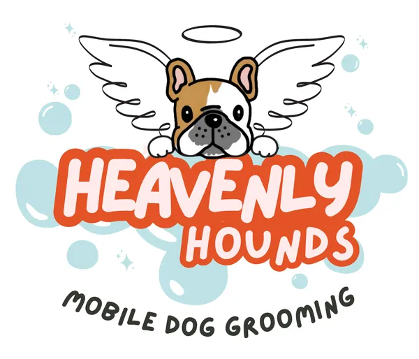 Heavenly Hounds Mobile Grooming — business logo from their website
