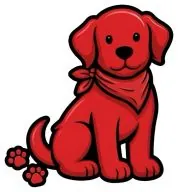 Little Red Rover Mobile Dog Grooming — business logo from their website