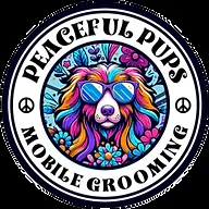 Peaceful Pups Mobile Grooming — business logo from their website