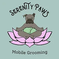 Serenity Paws Mobile Grooming — business logo from their website