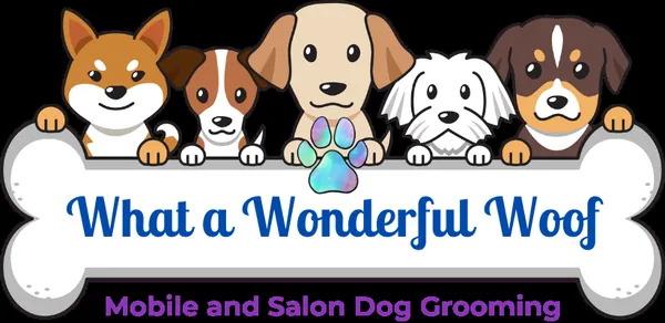 What a Wonderful Woof - Salon and Mobile Dog Grooming — business logo from their website
